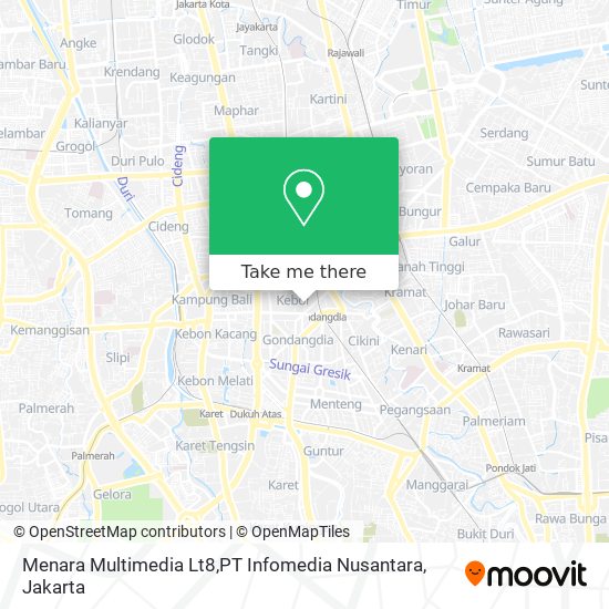 Menara Multimedia Lt8,PT Infomedia Nusantara map