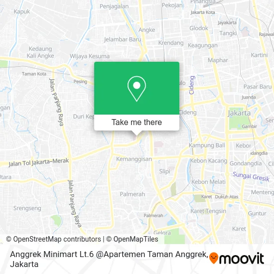 Anggrek Minimart Lt.6 @Apartemen Taman Anggrek map