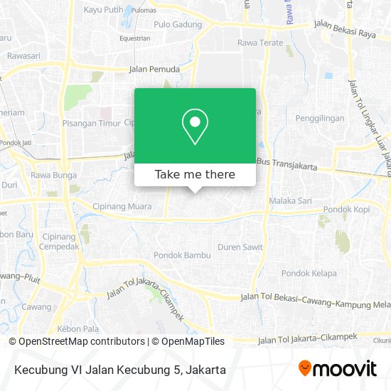 Kecubung VI Jalan Kecubung 5 map