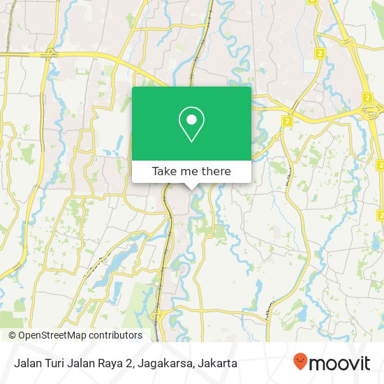 Jalan Turi Jalan Raya 2, Jagakarsa map