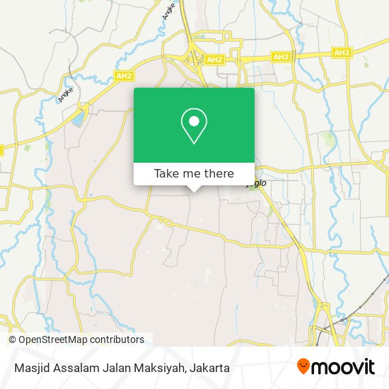 Masjid Assalam Jalan Maksiyah map