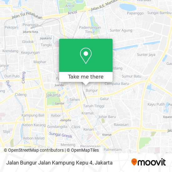 Jalan Bungur Jalan Kampung Kepu 4 map