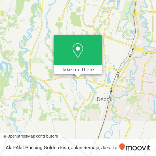 Alat-Alat Pancing Golden Fish, Jalan Remaja map