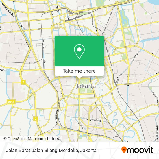 Jalan Barat Jalan Silang Merdeka map