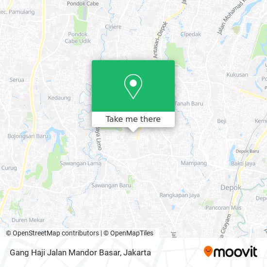 Gang Haji Jalan Mandor Basar map