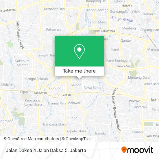 Jalan Daksa 4 Jalan Daksa 5 map
