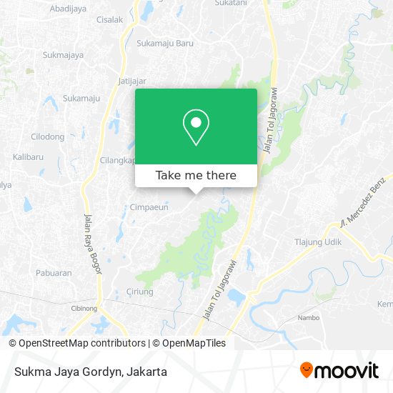 Sukma Jaya Gordyn map