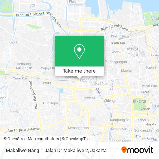 Makaliwe Gang 1 Jalan Dr Makaliwe 2 map