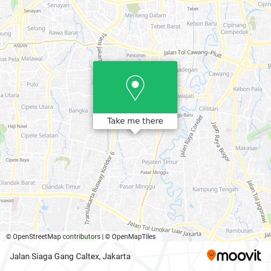 Jalan Siaga Gang Caltex map