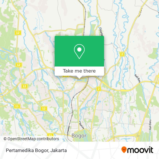 Pertamedika Bogor map