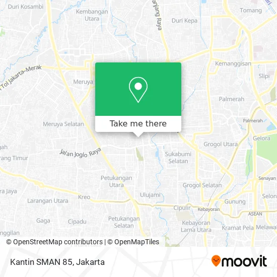 Kantin SMAN 85 map