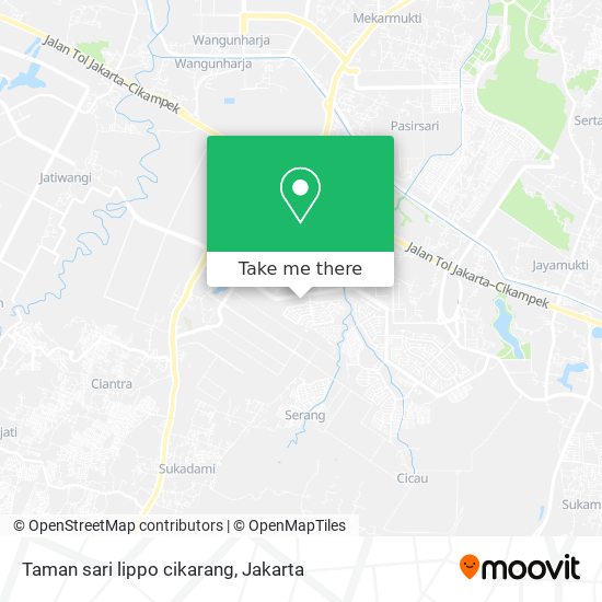 Taman sari lippo cikarang map