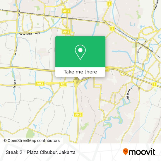 Steak 21 Plaza Cibubur map