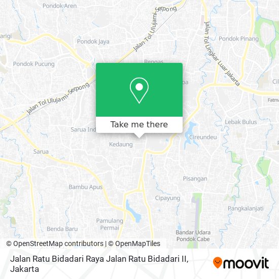 Jalan Ratu Bidadari Raya Jalan Ratu Bidadari II map