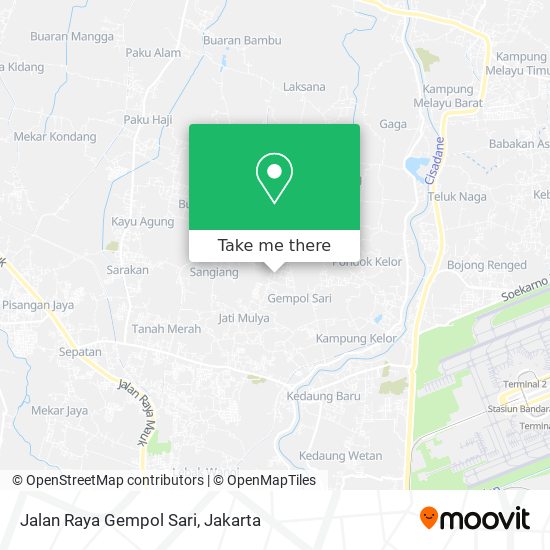 Jalan Raya Gempol Sari map