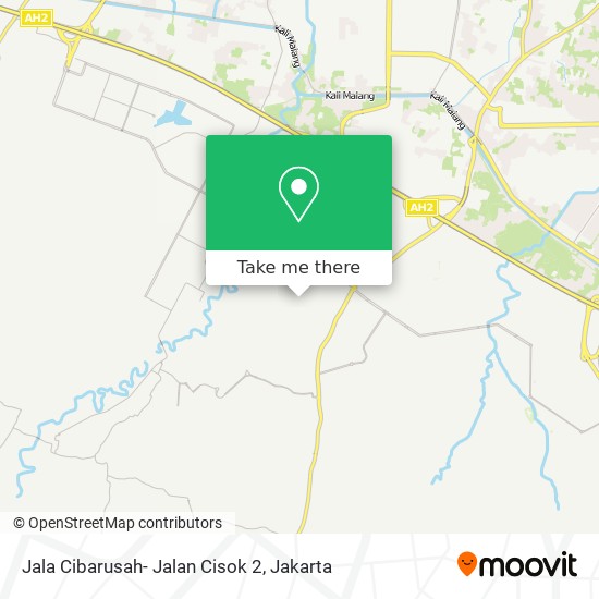 Jala Cibarusah- Jalan Cisok 2 map