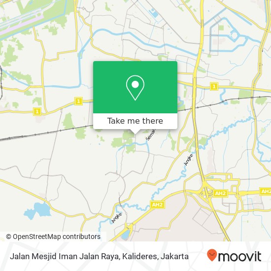 Jalan Mesjid Iman Jalan Raya, Kalideres map