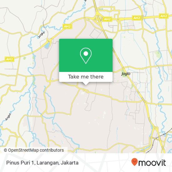 Pinus Puri 1, Larangan map