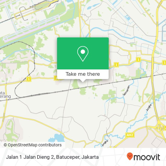 Jalan 1 Jalan Dieng 2, Batuceper map