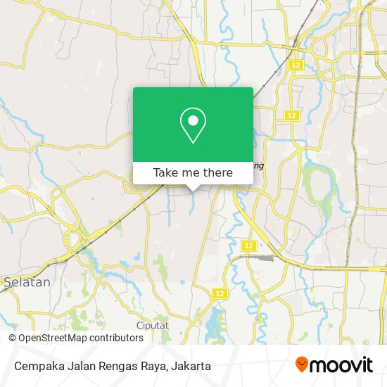 Cempaka Jalan Rengas Raya map