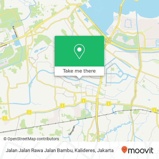 Jalan Jalan Rawa Jalan Bambu, Kalideres map