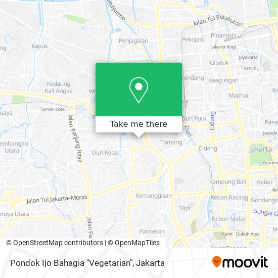 Pondok Ijo Bahagia "Vegetarian" map