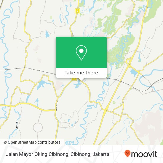 Jalan Mayor Oking Cibinong, Cibinong map