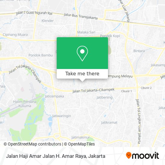 Jalan Haji Amar Jalan H. Amar Raya map