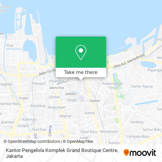 Kantor Pengelola Komplek Grand Boutique Centre map