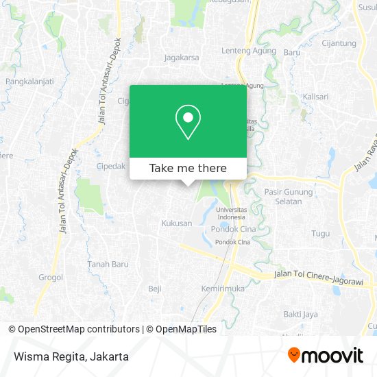 Wisma Regita map