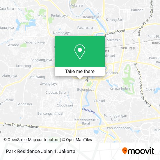 Park Residence Jalan 1 map