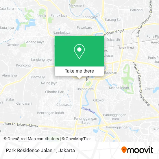 Park Residence Jalan 1 map