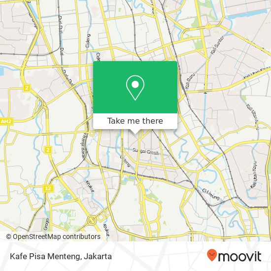 Kafe Pisa Menteng map