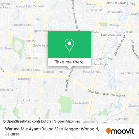 Warung Mie Ayam / Bakso Mas Jenggot Wonogiri map