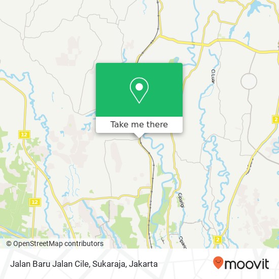 Jalan Baru Jalan Cile, Sukaraja map