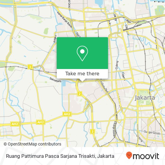 Ruang Pattimura Pasca Sarjana Trisakti map