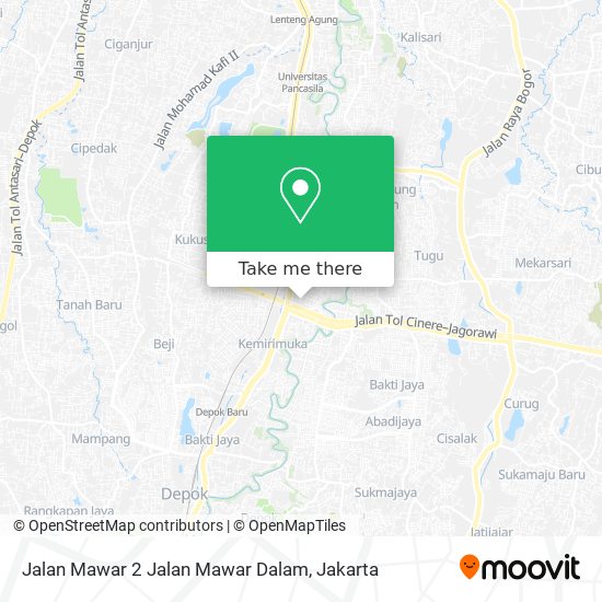 Jalan Mawar 2 Jalan Mawar Dalam map