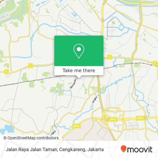 Jalan Raya Jalan Taman, Cengkareng map