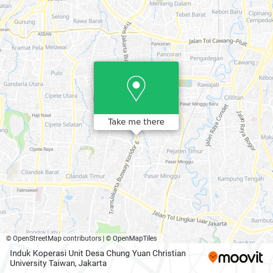 Induk Koperasi Unit Desa Chung Yuan Christian University Taiwan map