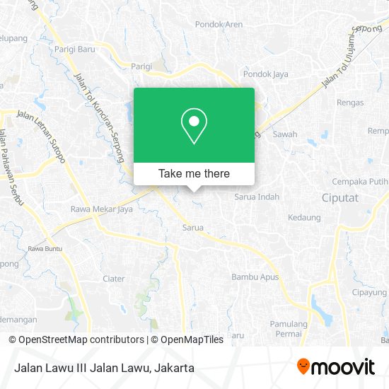 Jalan Lawu III Jalan Lawu map