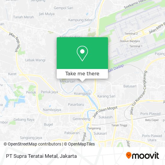 PT Supra Teratai Metal map