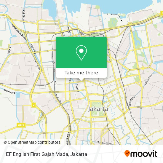 EF English First Gajah Mada map