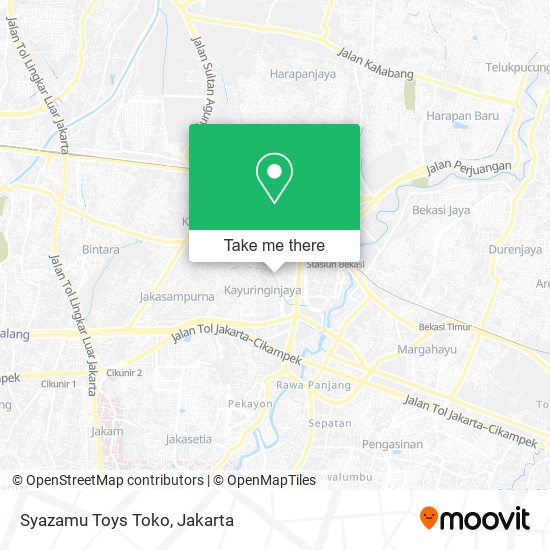 Syazamu Toys Toko map