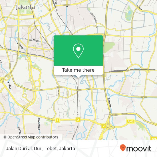 Jalan Duri Jl. Duri, Tebet map