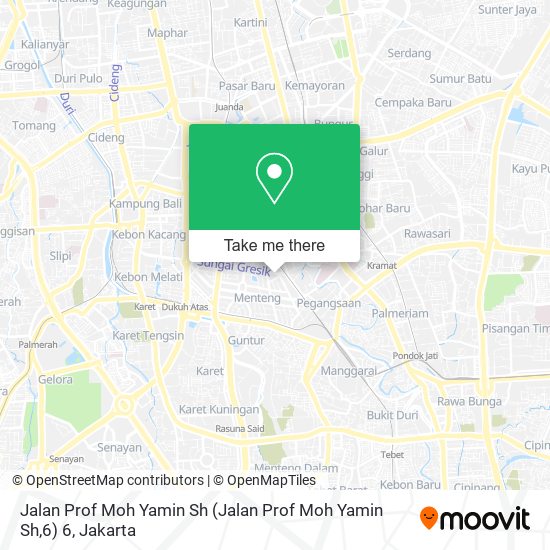 Jalan Prof Moh Yamin Sh (Jalan Prof Moh Yamin Sh,6) 6 map