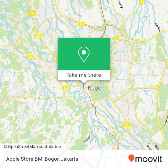 Apple Store BM, Bogor map
