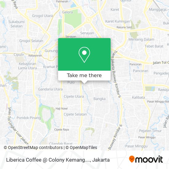 Liberica Coffee @ Colony Kemang.... map