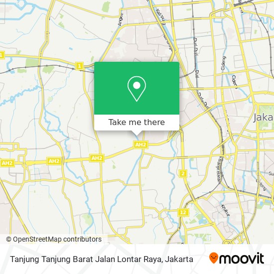 Tanjung Tanjung Barat Jalan Lontar Raya map