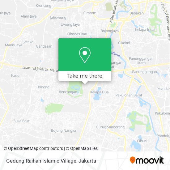 Gedung Raihan Islamic Village map