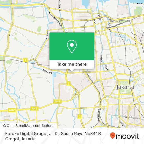 Fotoku Digital Grogol, Jl. Dr. Susilo Raya No341B Grogol map
